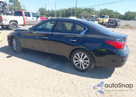 2014 Infiniti Q50 из США, поврежденный, VIN JN1BV7APXEM677624